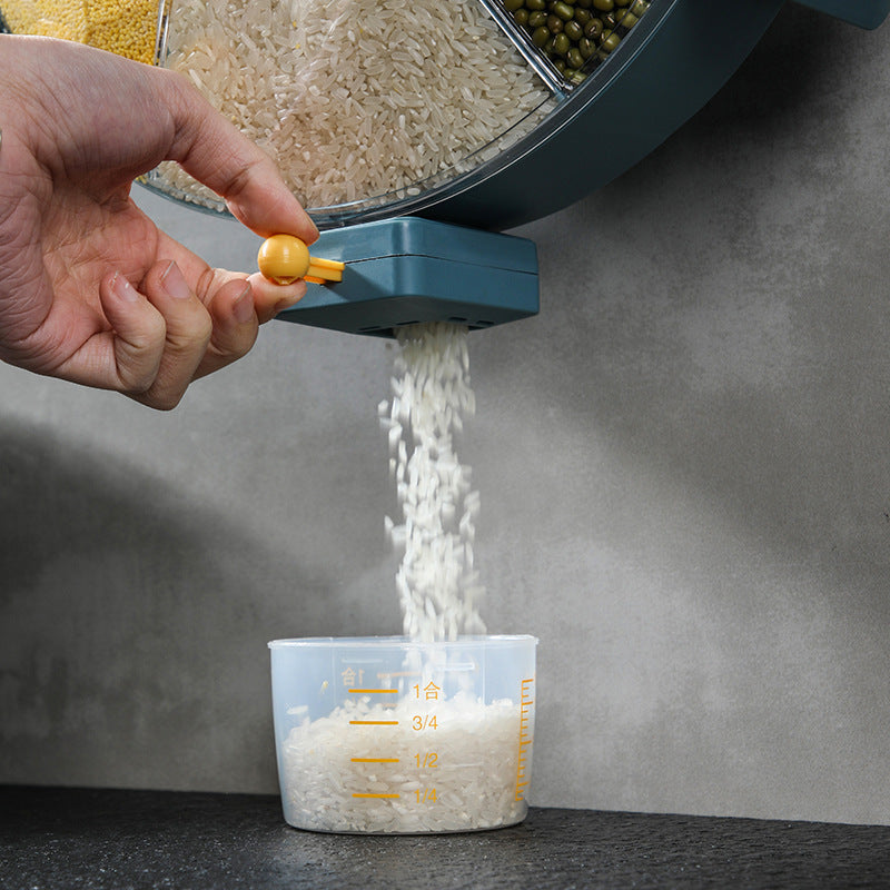 Wall-Mounted Rotating Dispenser For Kitchen