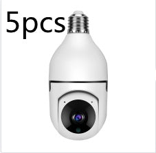 WiFi CAMERA 1080P Bulb 4X Zoom Camera 5GWiFi Alarm Monitor