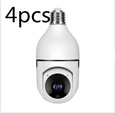 WiFi CAMERA 1080P Bulb 4X Zoom Camera 5GWiFi Alarm Monitor