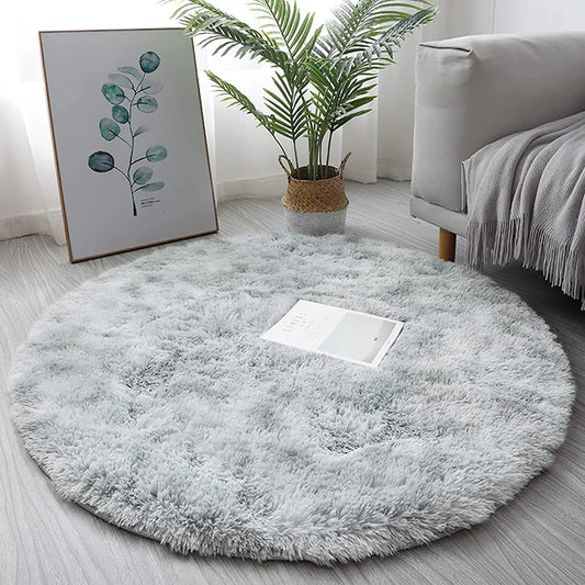 2023 New Warm Thick Round Rug Carpets