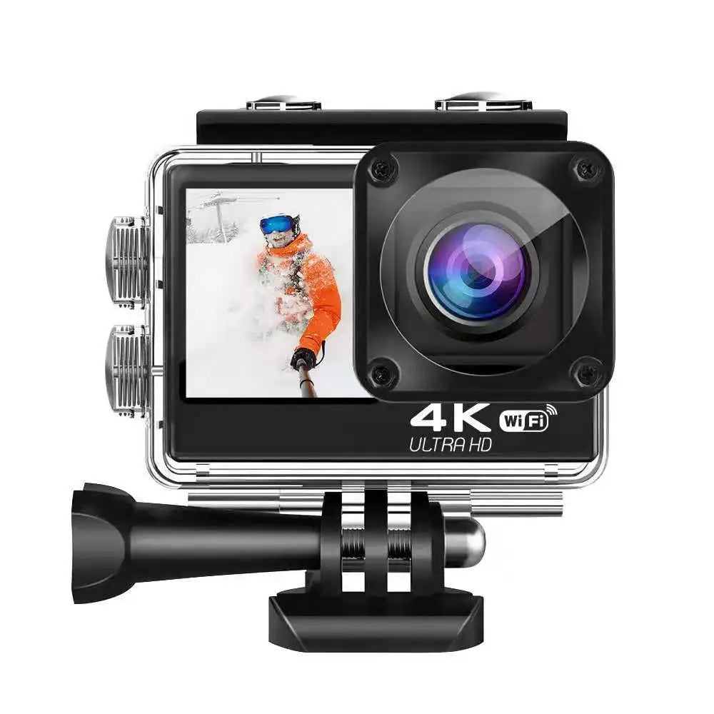 Smart Dual Screen Action Camera with Remote