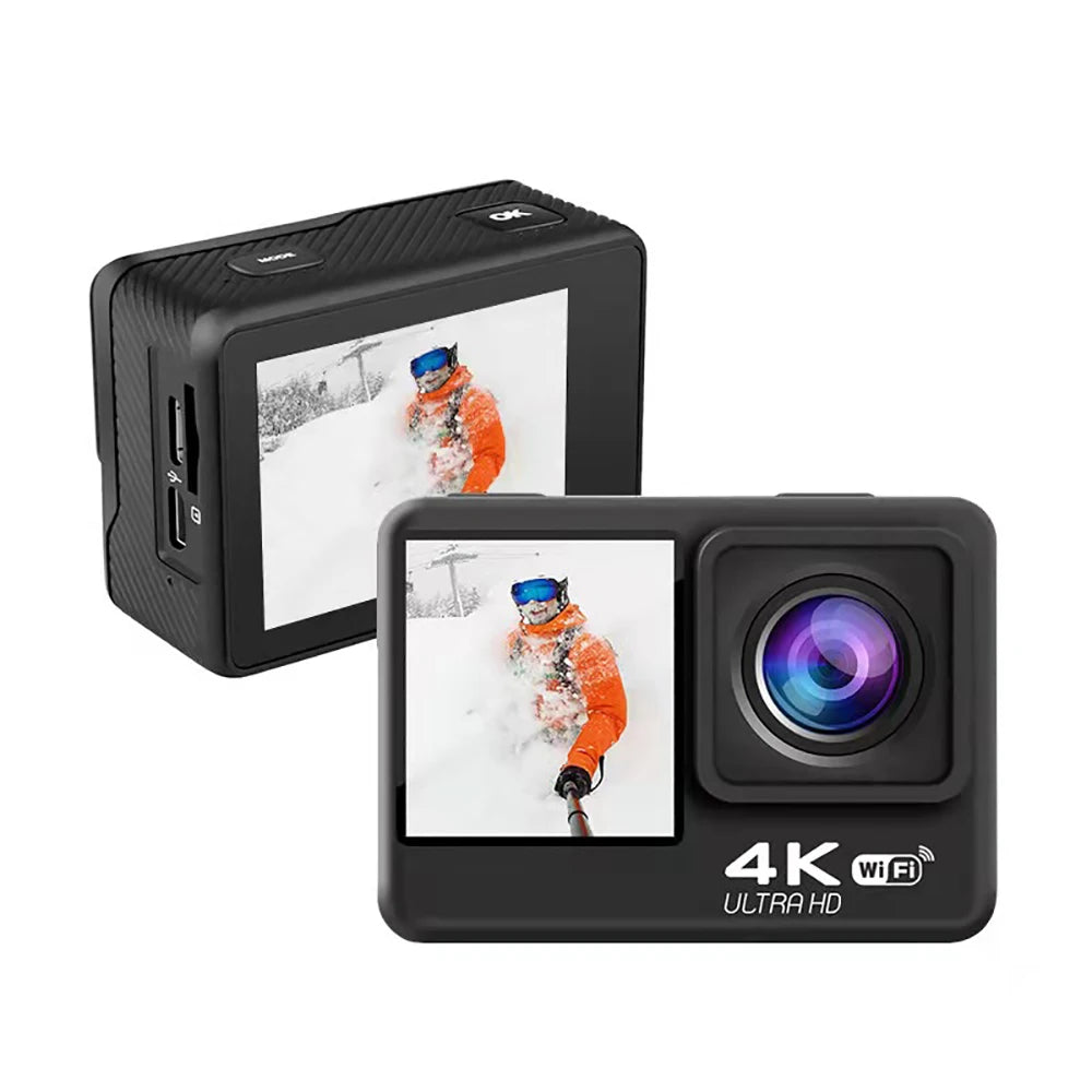 Smart Dual Screen Action Camera with Remote