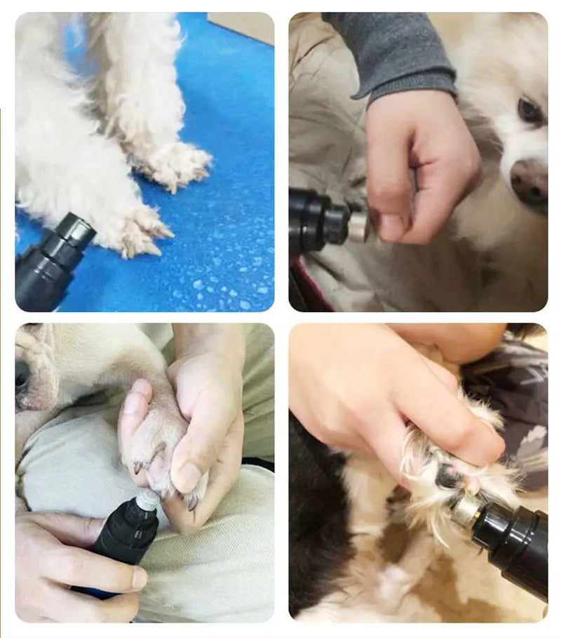 Painless Dogs and Cats Quiet Nail Clippers with USB Charging