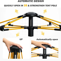 Automatic Quick-opening Tent Two doors and two windows