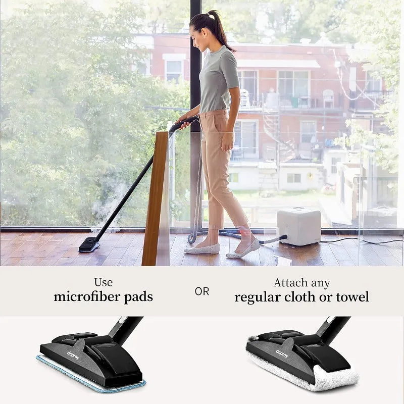 Dupray Neat Steam Cleaner Powerful Multipurpose Portable Steamer for Floors,Cars,Tiles Grout Cleaning Chemical Free Disinfection