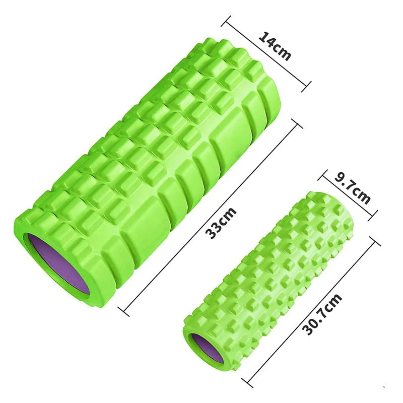 33cm Yoga Foam Roller for Muscle Massage & Back Training