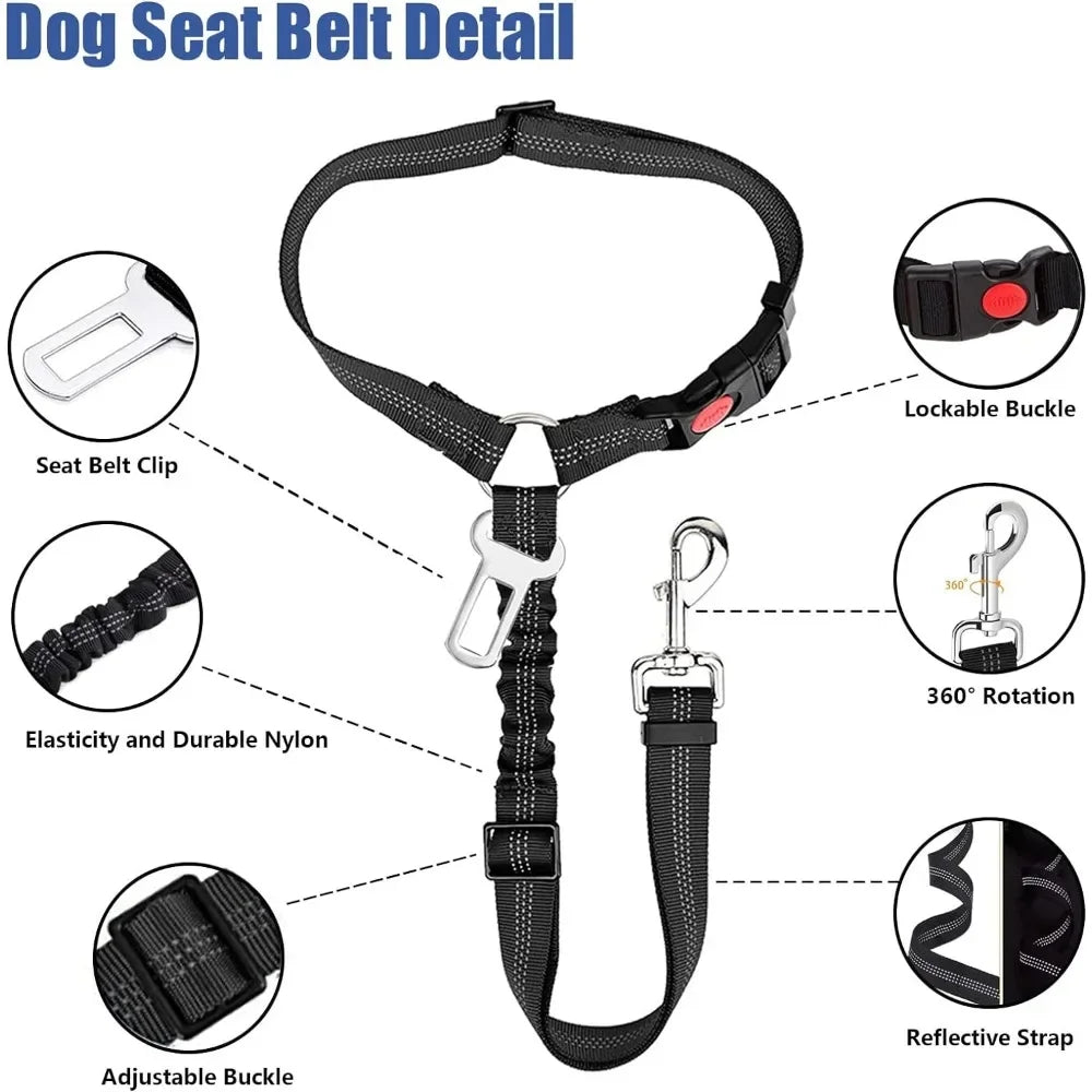 Dog 2-in-1 Car Seatbelt