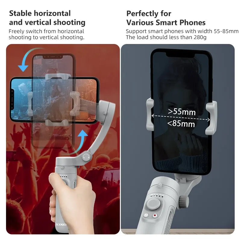 3-Axis Gimbal Stabilizer for Smartphone Anti-Shake