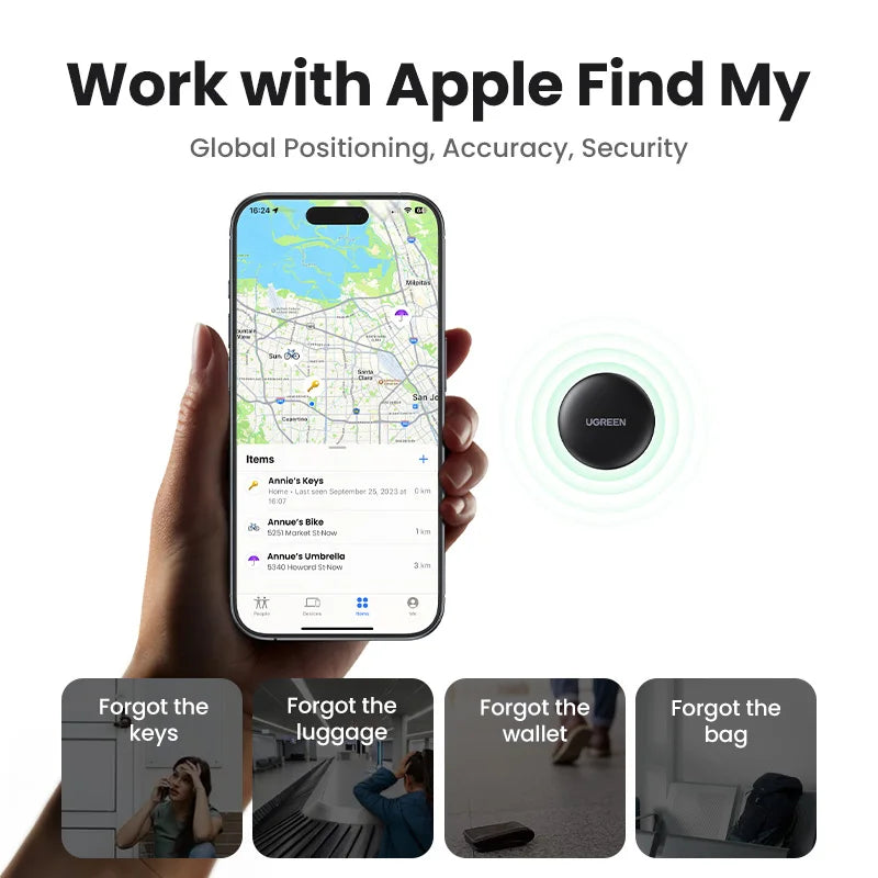 4 Apple 'Find My Key' Bluetooth GPS Tracker for Locating Lost Pets