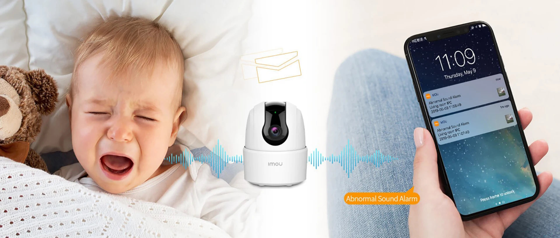 Home Wifi Surveillance Camera with Night Vision for Human Detection