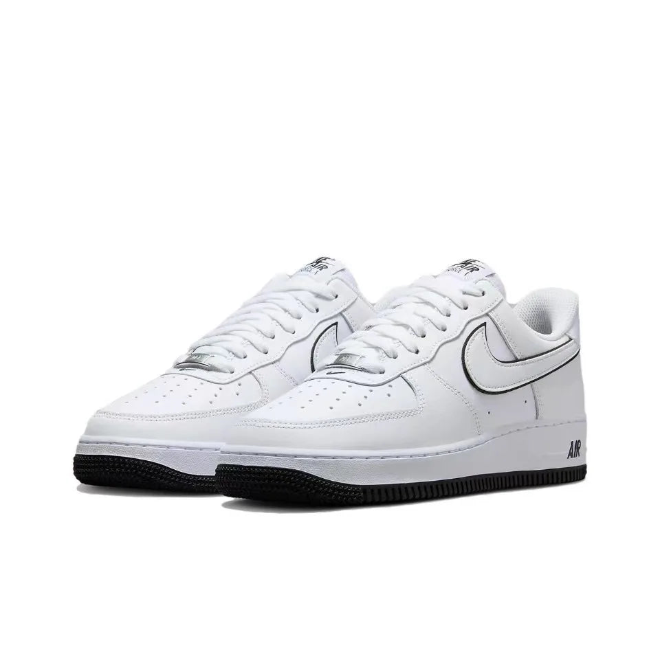 Air Force1 Nike Wheat colored Air Force One Men and Women Versatile Low cut Sneakers, Anti slip and Durable Board Shoes