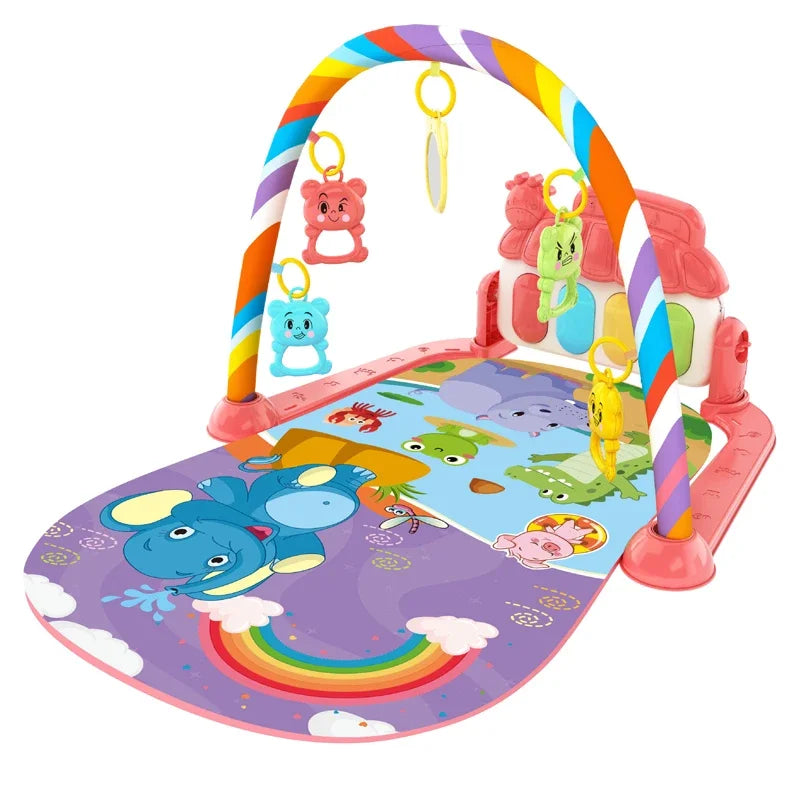 Baby Activity Gym Play Mat – Musical Piano & Crawling Blanket