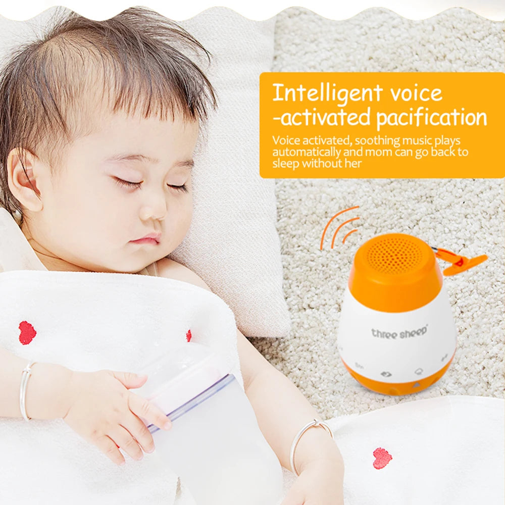 Smart Baby White Noise Machine – Voice Sensor & Sleep Therapy Sound