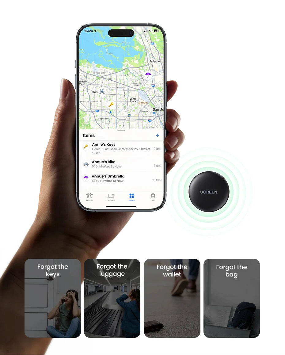 4 Apple 'Find My Key' Bluetooth GPS Tracker for Locating Lost Pets