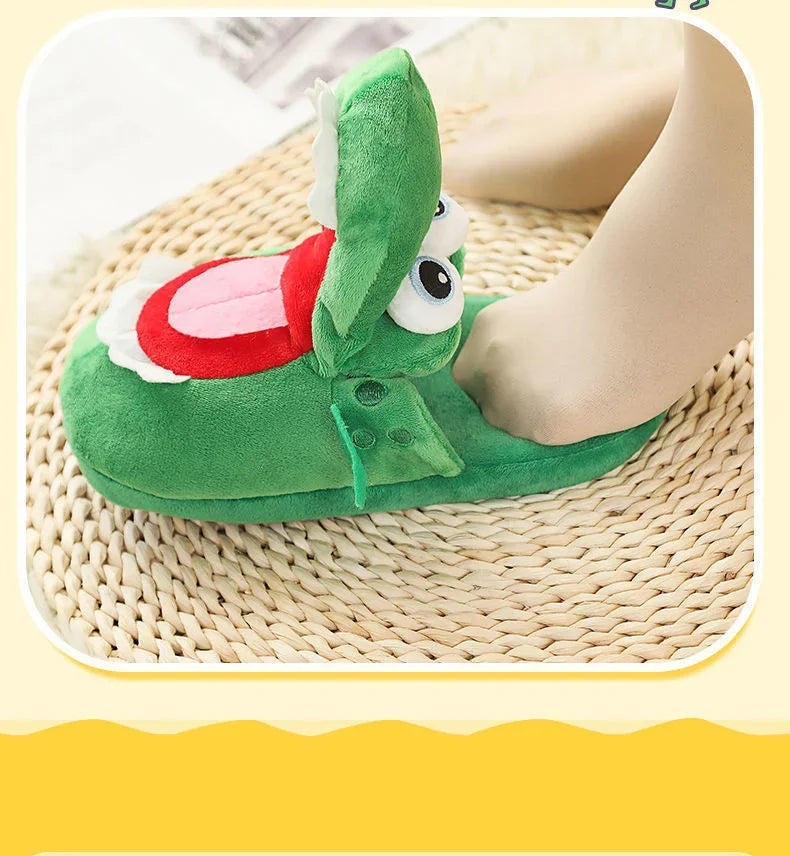 Crocodile Cotton Slippers