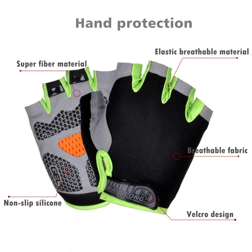 Non-Slip Gym Gloves for Men & Women – Weightlifting & Fitness Training