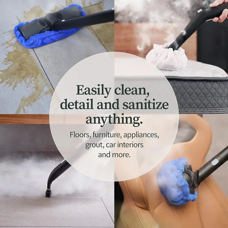 Dupray Neat Steam Cleaner Powerful Multipurpose Portable Steamer for Floors,Cars,Tiles Grout Cleaning Chemical Free Disinfection