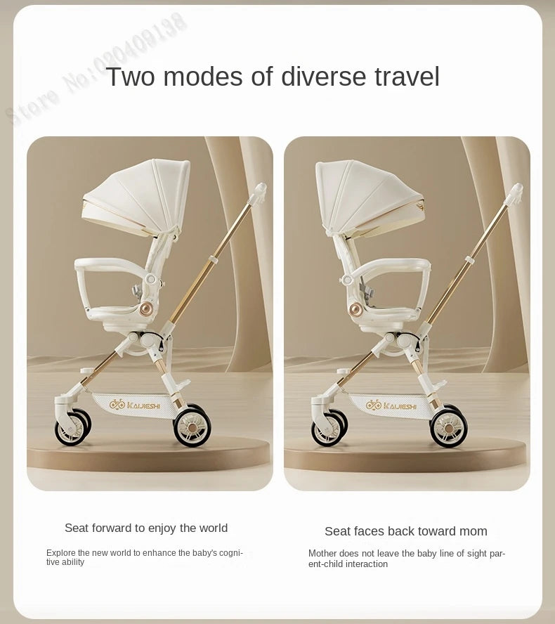 Folding Baby Stroller 3 Modes Two-way