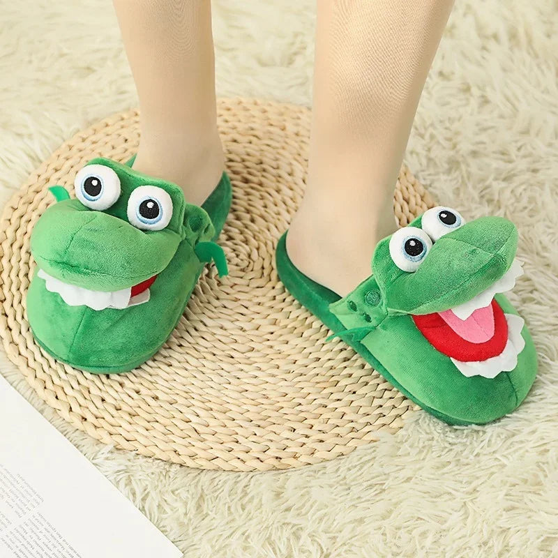 Crocodile Cotton Slippers