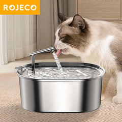 Stainless Steel Anti-Bacterial Water Fountain for Cats and Dogs