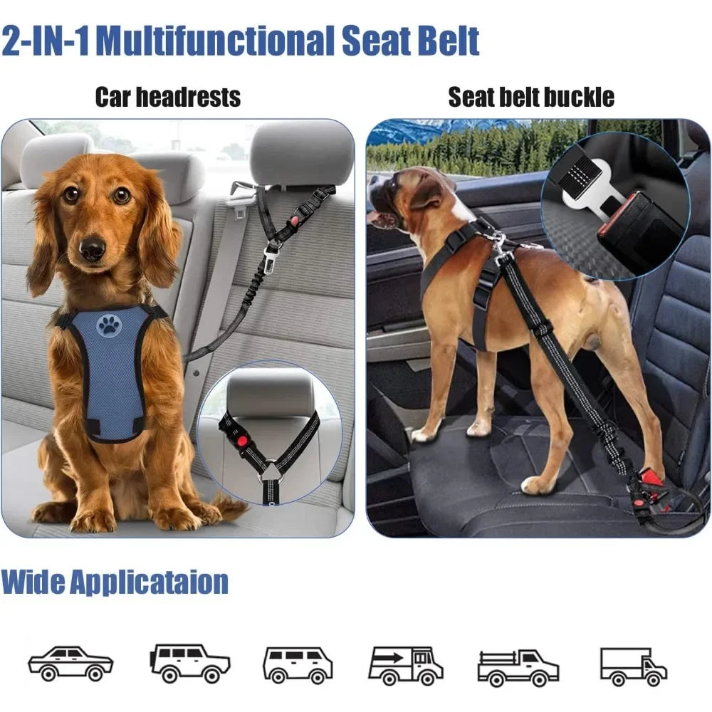 Dog 2-in-1 Car Seatbelt