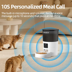 Smartphone Controlled Pet Feeder for Cats and Dogs with Camera