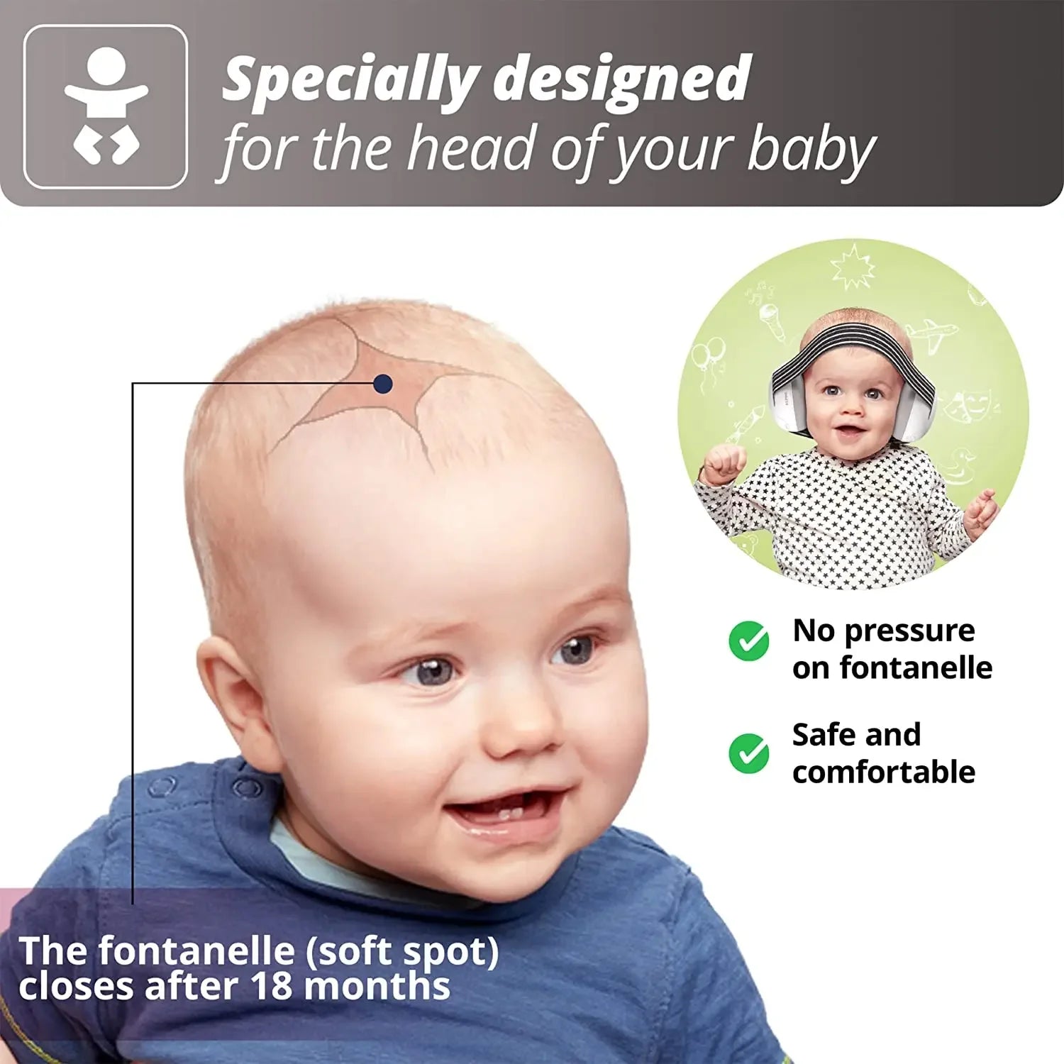 Baby Ear Protection Folding Headphones