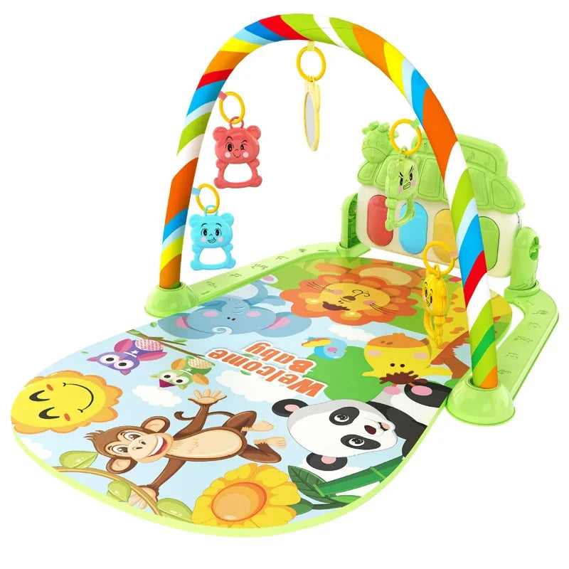 Baby Activity Gym Play Mat – Musical Piano & Crawling Blanket