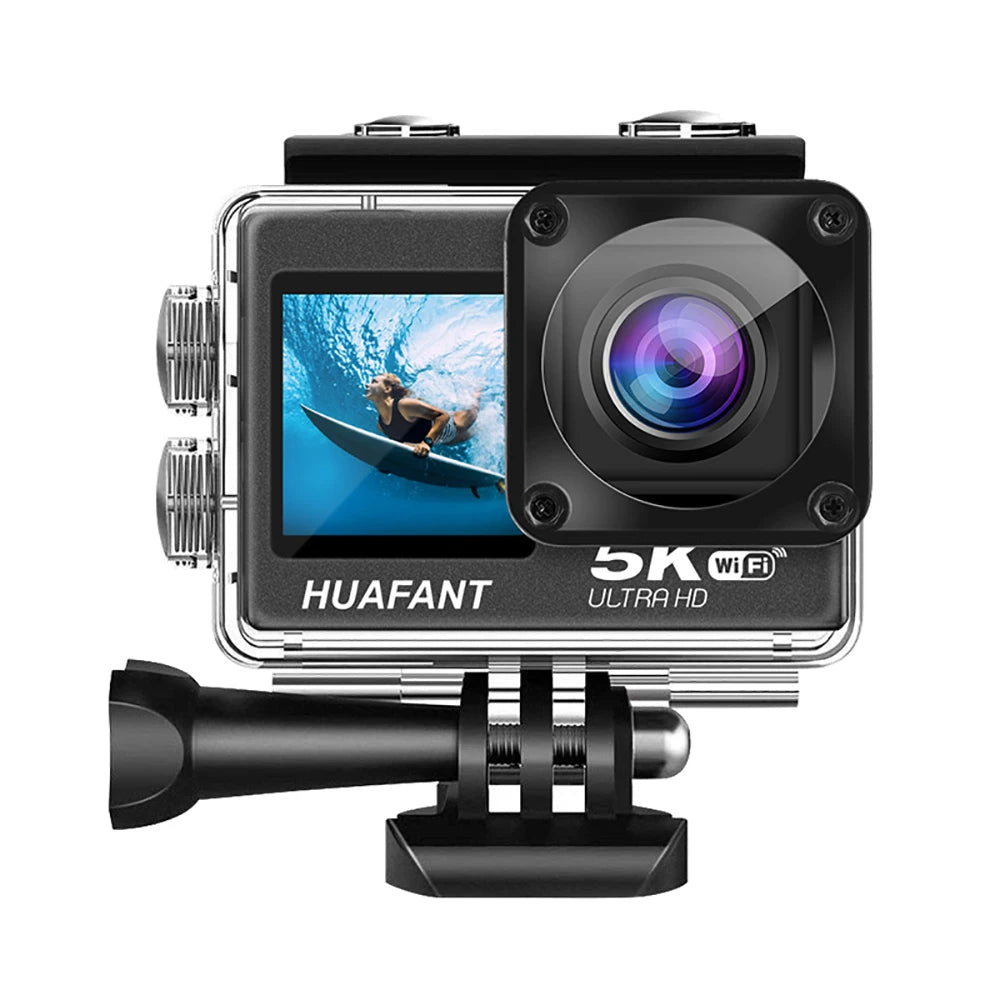 Smart Dual Screen Action Camera with Remote