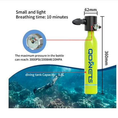 Scuba Diving Tank 1L Set