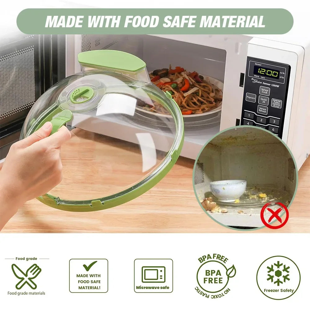 Microwave Splash Proof High Temperature Food Cover