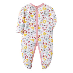 Newborn Footed Pajamas – Cotton Sleepwear for 0-12 Months