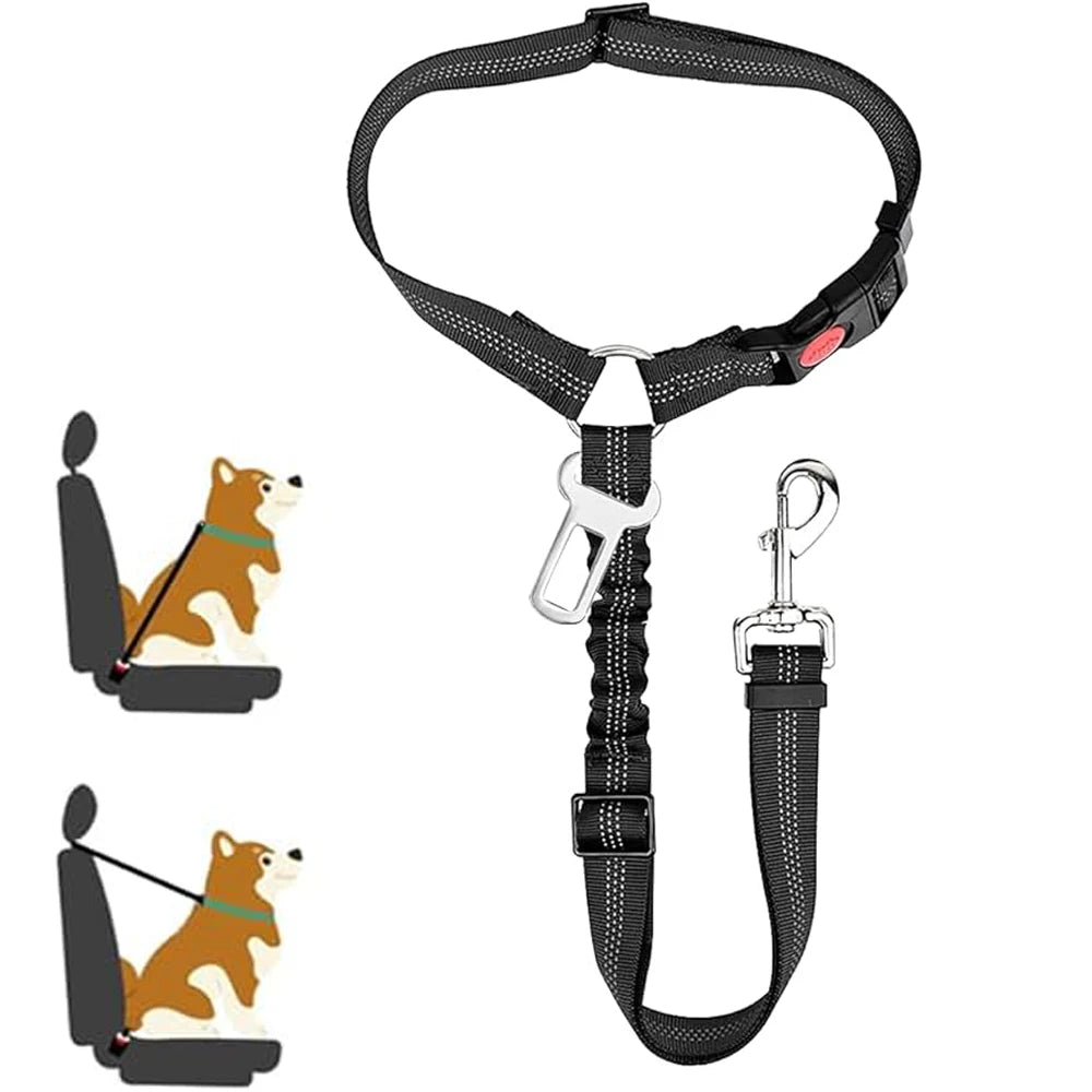 Dog 2-in-1 Car Seatbelt