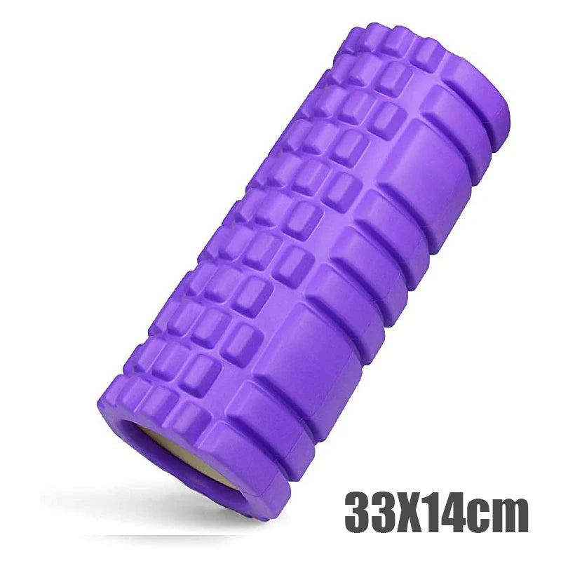 33cm Yoga Foam Roller for Muscle Massage & Back Training