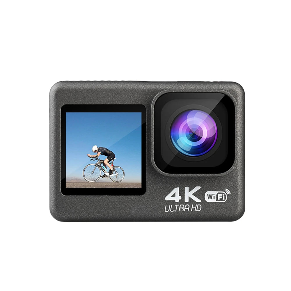 Smart Dual Screen Action Camera with Remote