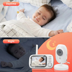 Cdycam New 3.5 inch Wireless Video Baby Monitor Night Vision Temperature Monitoring 2 Way Audio Talk Baby Nanny Security Camera