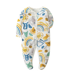 Newborn Footed Pajamas – Cotton Sleepwear for 0-12 Months