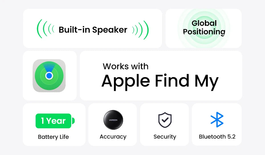 4 Apple 'Find My Key' Bluetooth GPS Tracker for Locating Lost Pets