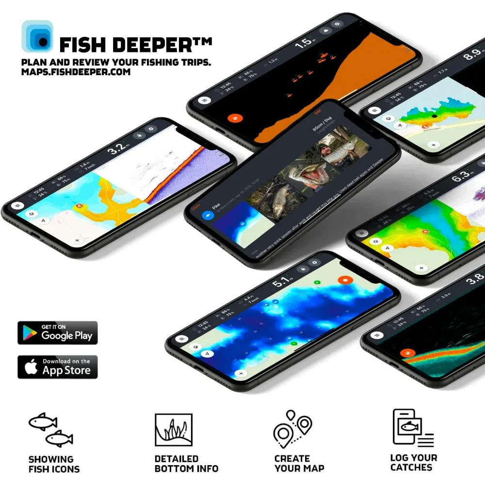 Fish Finder - Depth Finder for Kayaks, Boats