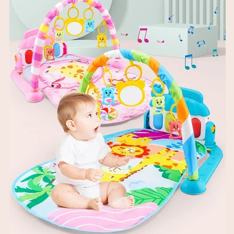 Baby Activity Gym Play Mat – Musical Piano & Crawling Blanket