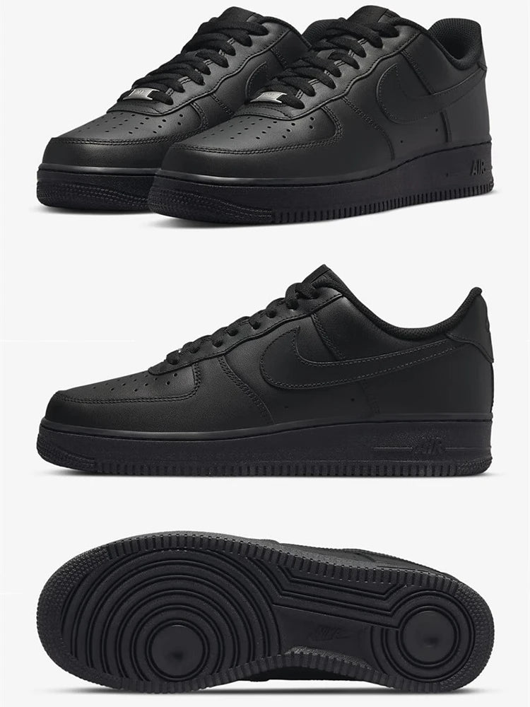 Air Force1 Nike Wheat colored Air Force One Men and Women Versatile Low cut Sneakers, Anti slip and Durable Board Shoes