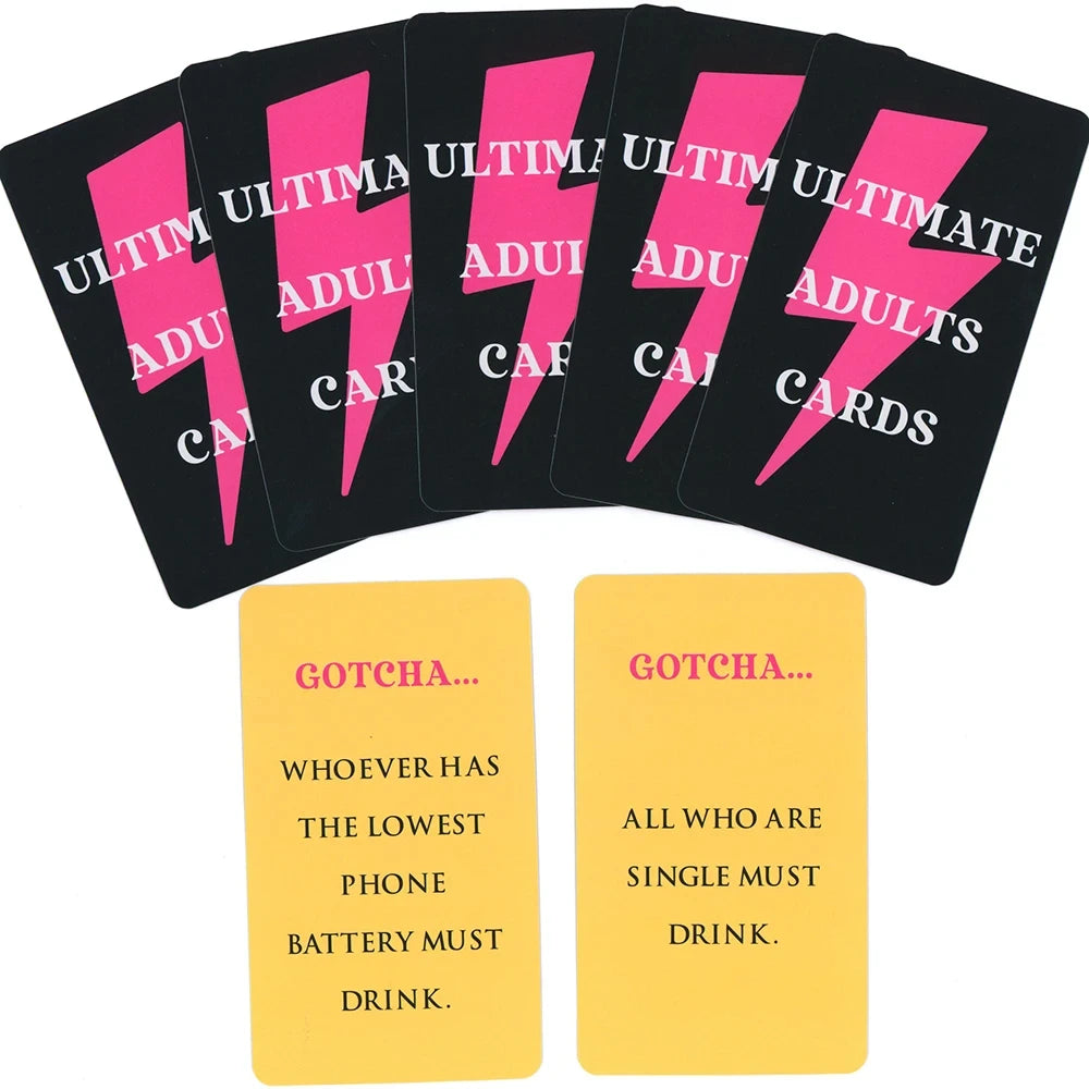 Be Honest or Get Drunk Ultimate Adult Card Game 77 Cards Party Board Games in Box English Version Drink Card Game