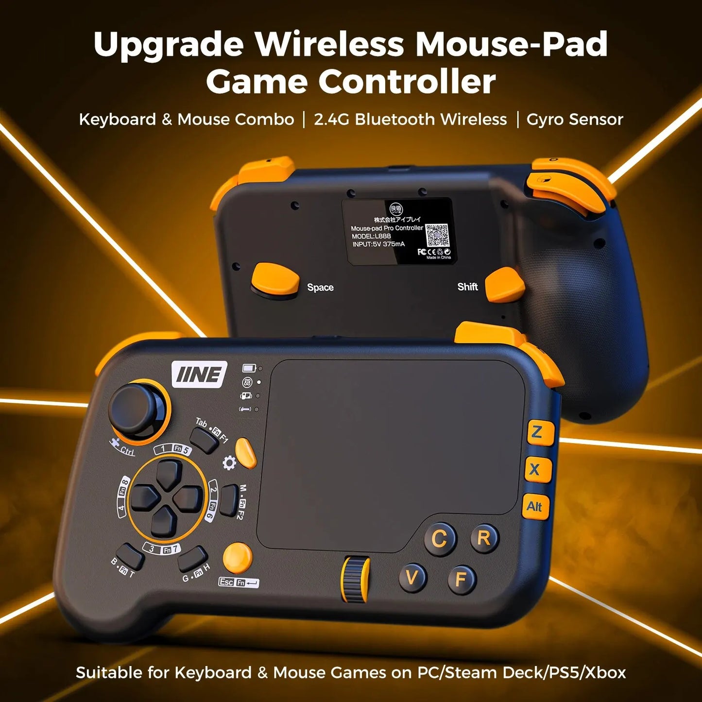 Wireless Mouse-Pad Controller