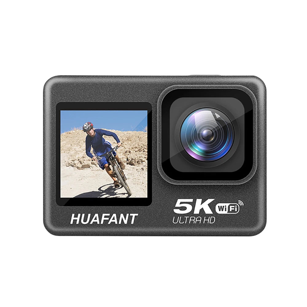 Smart Dual Screen Action Camera with Remote