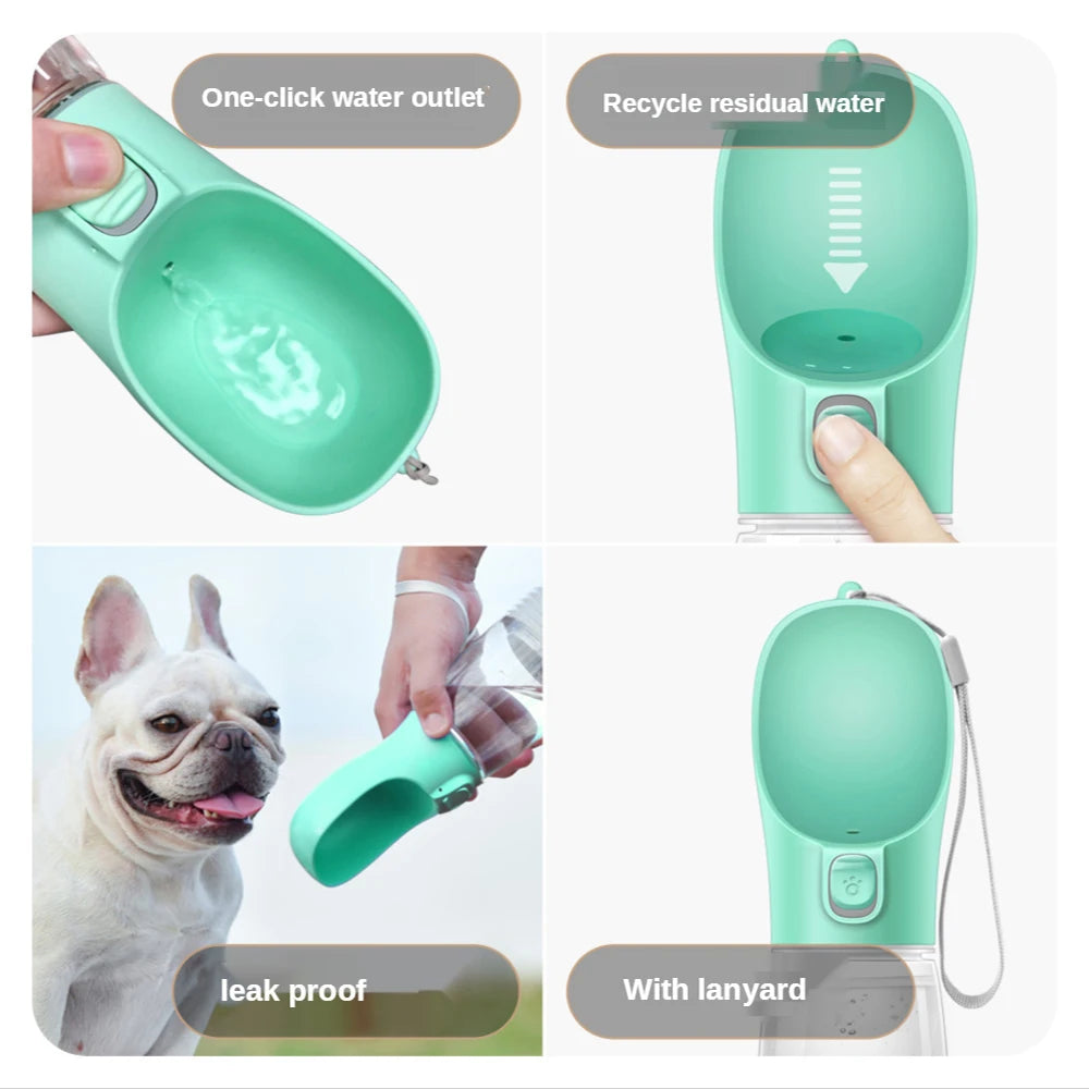 Dog Water Bottle Portable Travel Pet Drinker