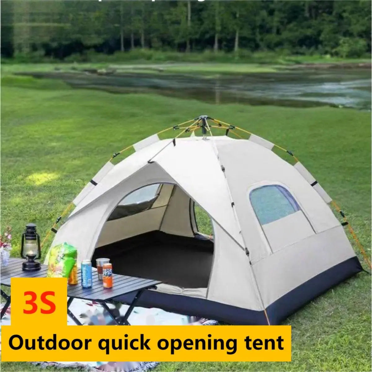 Automatic Quick-opening Tent Two doors and two windows