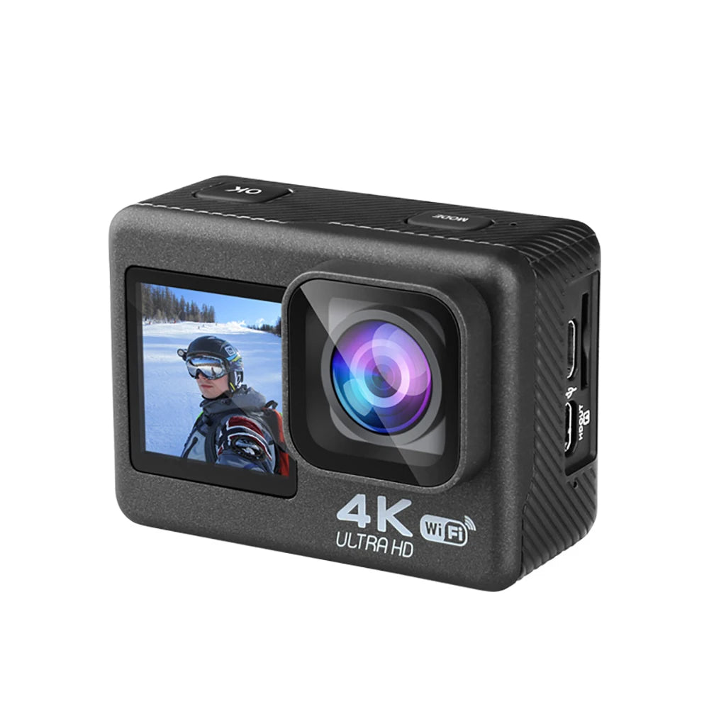 Smart Dual Screen Action Camera with Remote