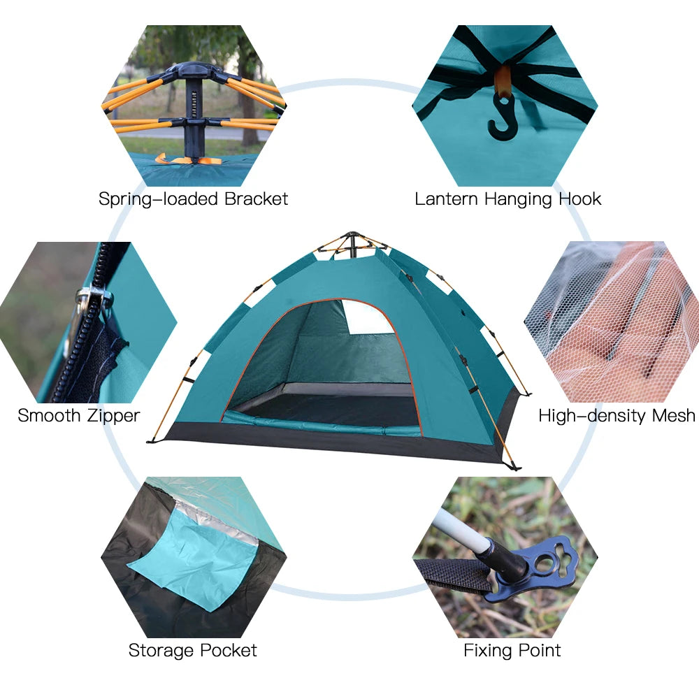 Outdoor Pop Up Tent Water-resistant