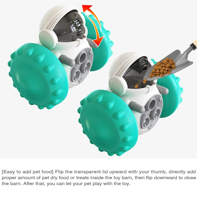 Smart slow feeder to protect the pet from overeating, for fun play, and to improve IQ