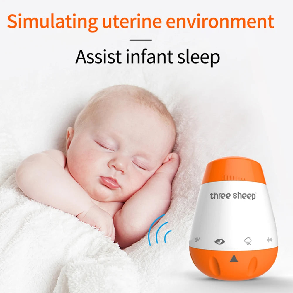 Smart Baby White Noise Machine – Voice Sensor & Sleep Therapy Sound